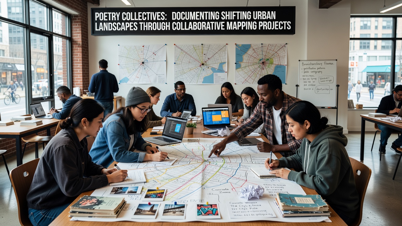 Poetry Collectives Documenting Shifting Urban Landscapes Through Collaborative Mapping Projects